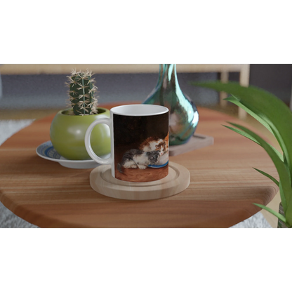 🐾 Arthur-Alfred Brunel de Neuville Cat Art Mug – A Purrfect Gift for Cat Lovers! 🐱☕