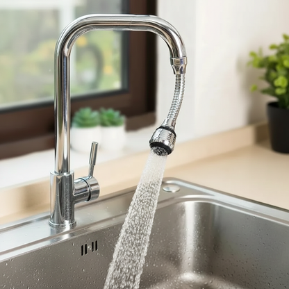360° Rotatable Faucet Extender with 2 Spray Modes Water Saving Kitchen Tap Bubbler