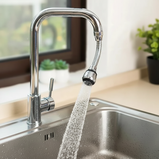 360° Rotatable Faucet Extender with 2 Spray Modes Water Saving Kitchen Tap Bubbler