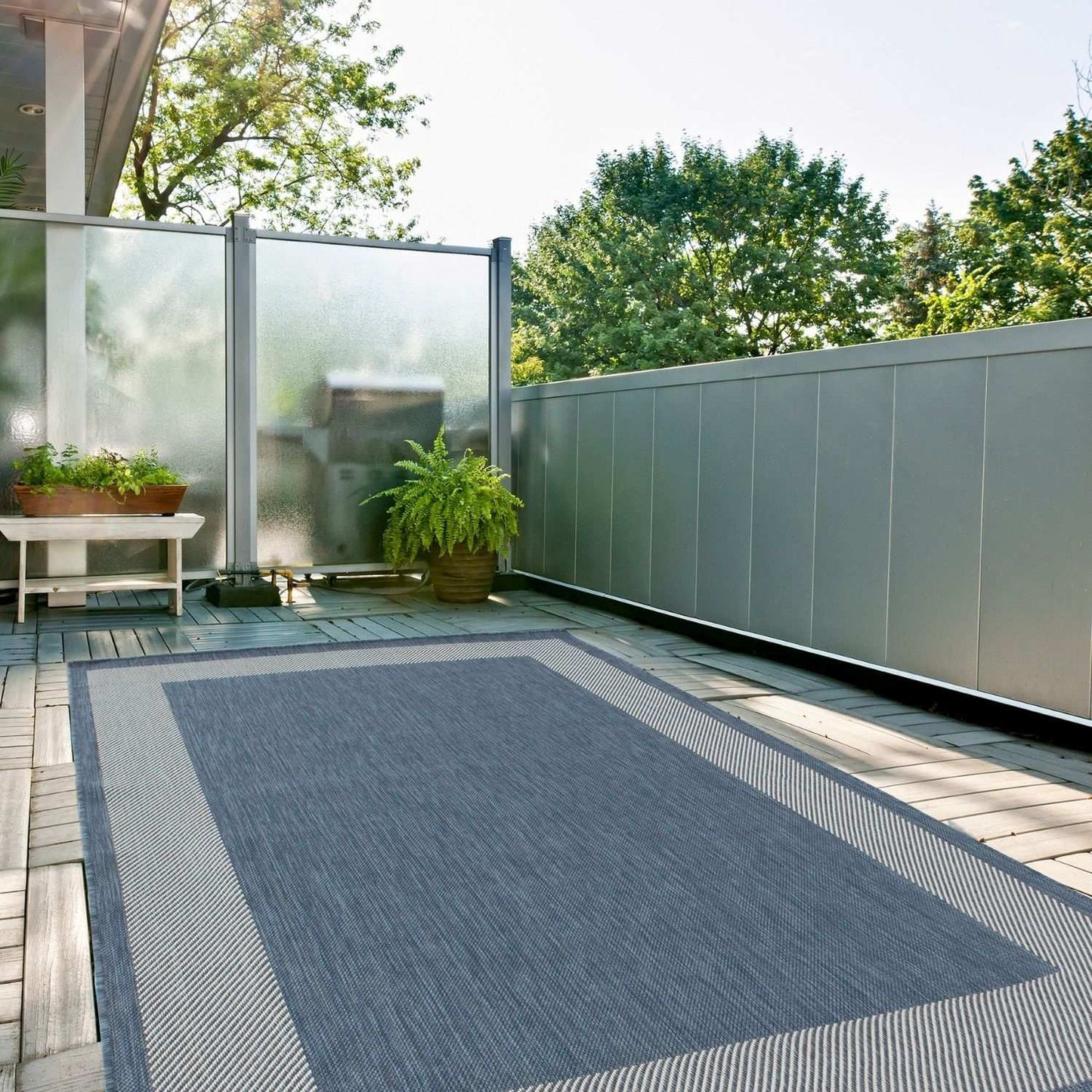 Ecology Outdoor Rug Blue | 200blu