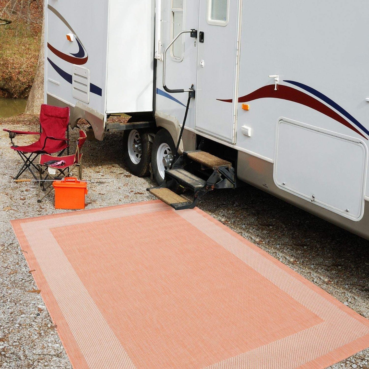 Ecology Outdoor Rug Orange | 200or