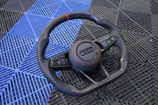 Audi TT MK3 Carbon Fibre Steering Wheel - SWAUTT1