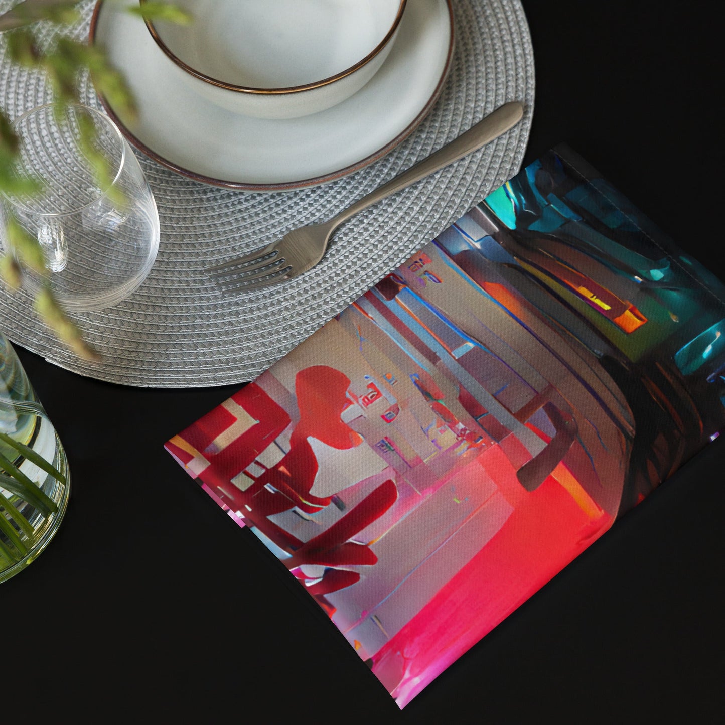 Half Black Half Báijiǔ - Cloth Napkin Set