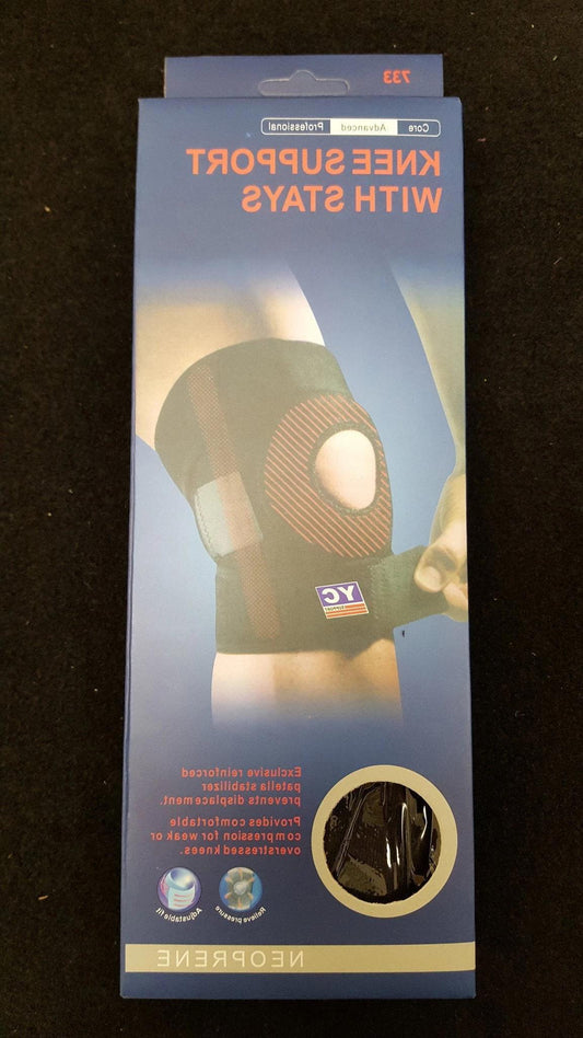 Premium Knee Support with Stays for Gym Yoga Ultimate Protection