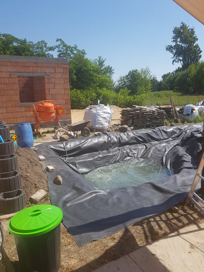 Pond Liner EPDM 2.5m x 3m DIY Workshop Accessory Waterproof Pond Membrane