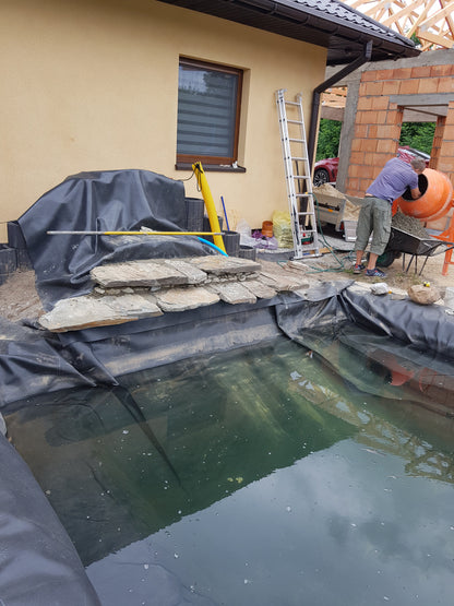 Pond Liner EPDM 2.5m x 3m DIY Workshop Accessory Waterproof Pond Membrane