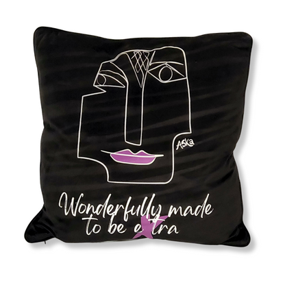 AFRO FUSION DESIGN CUSHIONS - 4 LUSH CUSHIONS+FREE LAMPSHADE SET