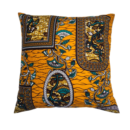 AFRO FUSION DESIGN CUSHIONS - 4 LUSH CUSHIONS+FREE LAMPSHADE SET