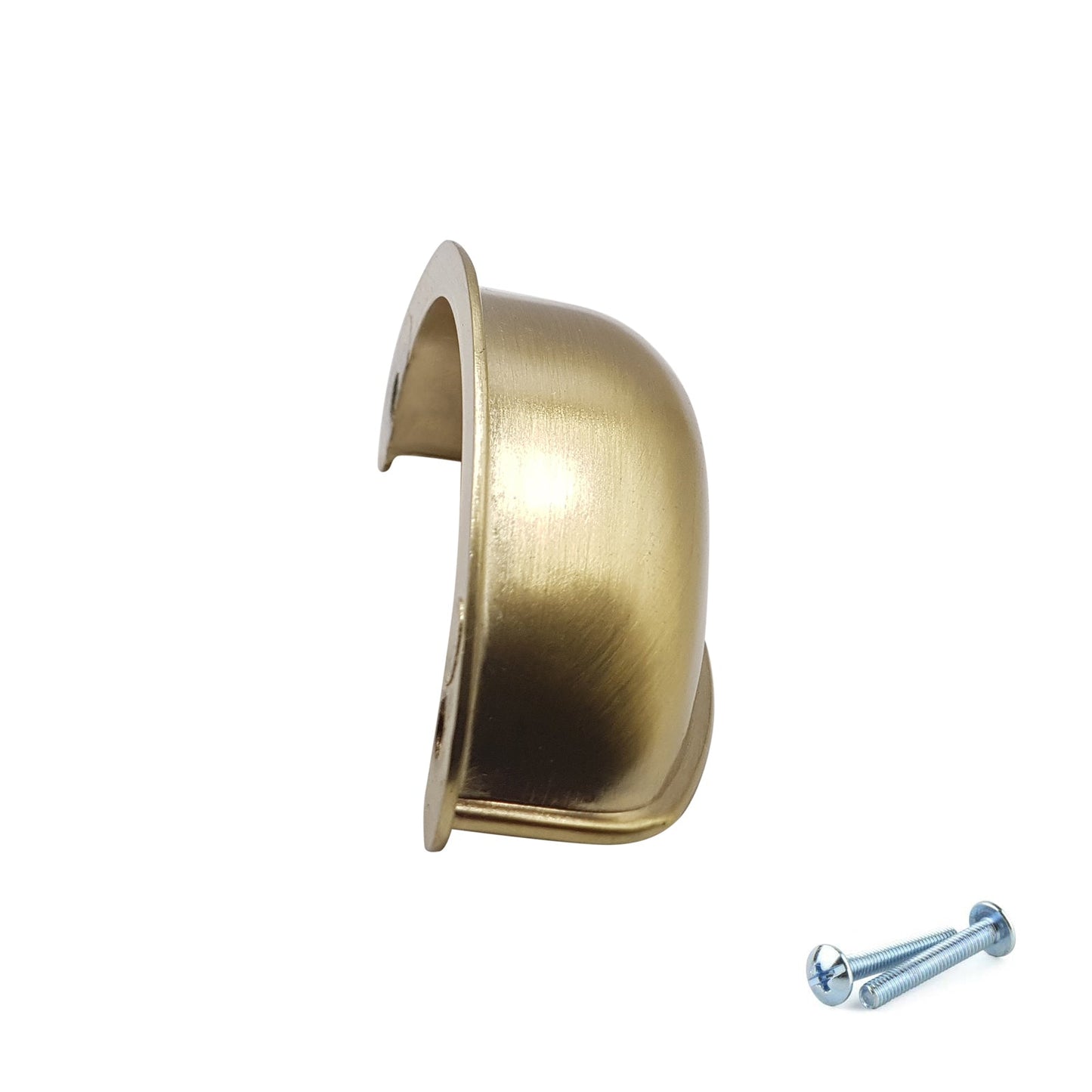 M4TEC Cup Handle Brushed Brass Doors or Cupboards VG3 Series
