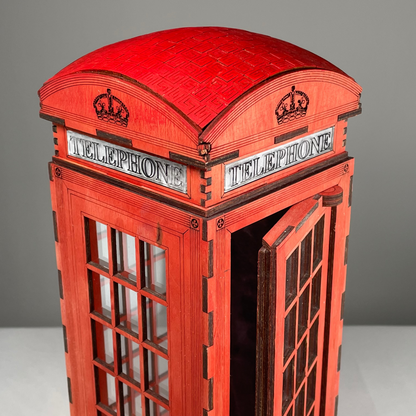 Telephone Box Lamp - Flatpack Model Kit
