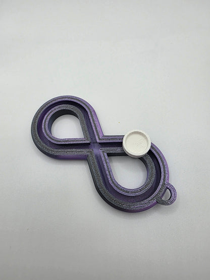 3dFidgets - Infinite Breath a soothing, figure-eight fidget tool designed to help you slow down, regulate your breathing, and find calm anytime, anywhere