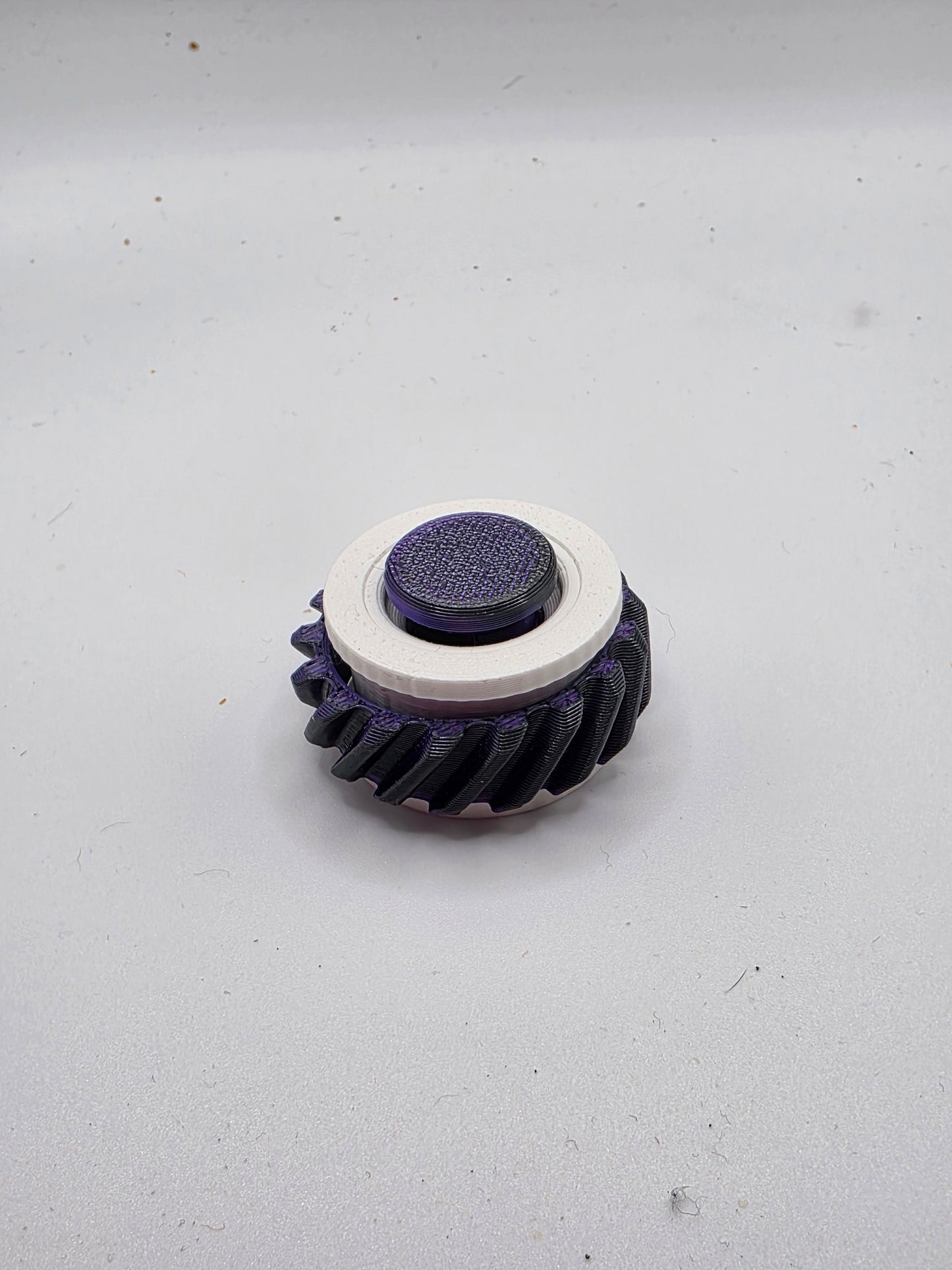 3dFidgets Button Ring - Vibrant Colors with Textured Design for Enhanced Fidgeting Experience