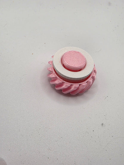3dFidgets Button Ring - Vibrant Colors with Textured Design for Enhanced Fidgeting Experience