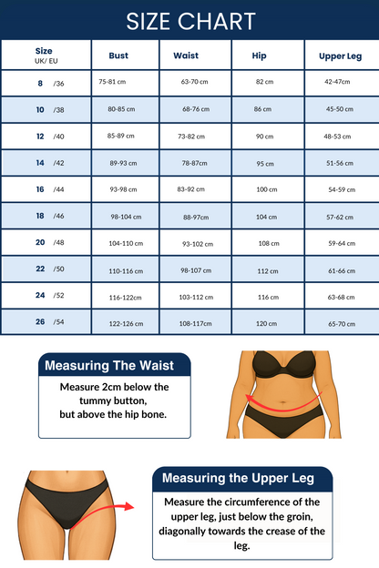Ladies Incontinence Tankini with Shorts – Leakproof Swimwear Set | Indigo Wave