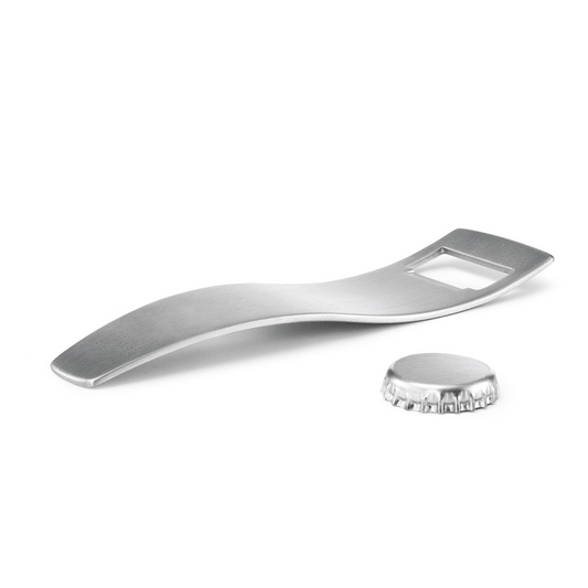 Zack Sinos Brushed Stainless Steel Bottle Opener