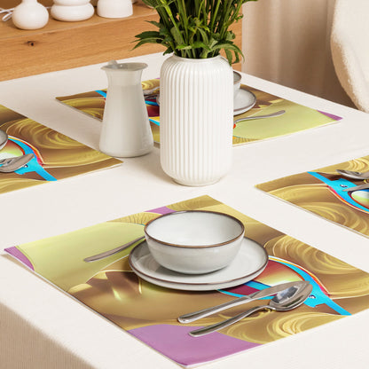 Retro Cool Pink - Placemat Set