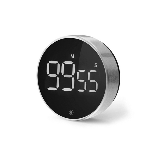 Zack Cundo Magnetic Digital Kitchen Timer | Stainless Steel