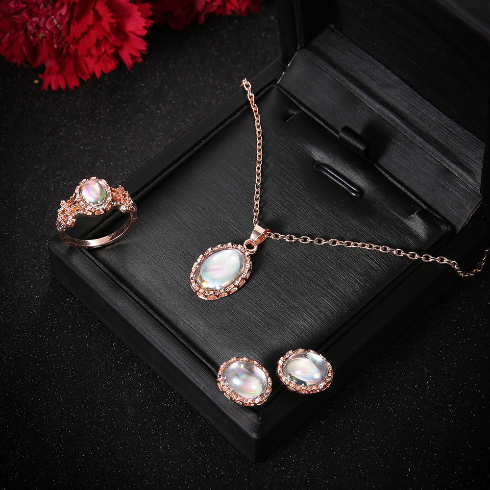 Dazzling Gemstone Jewellery Set