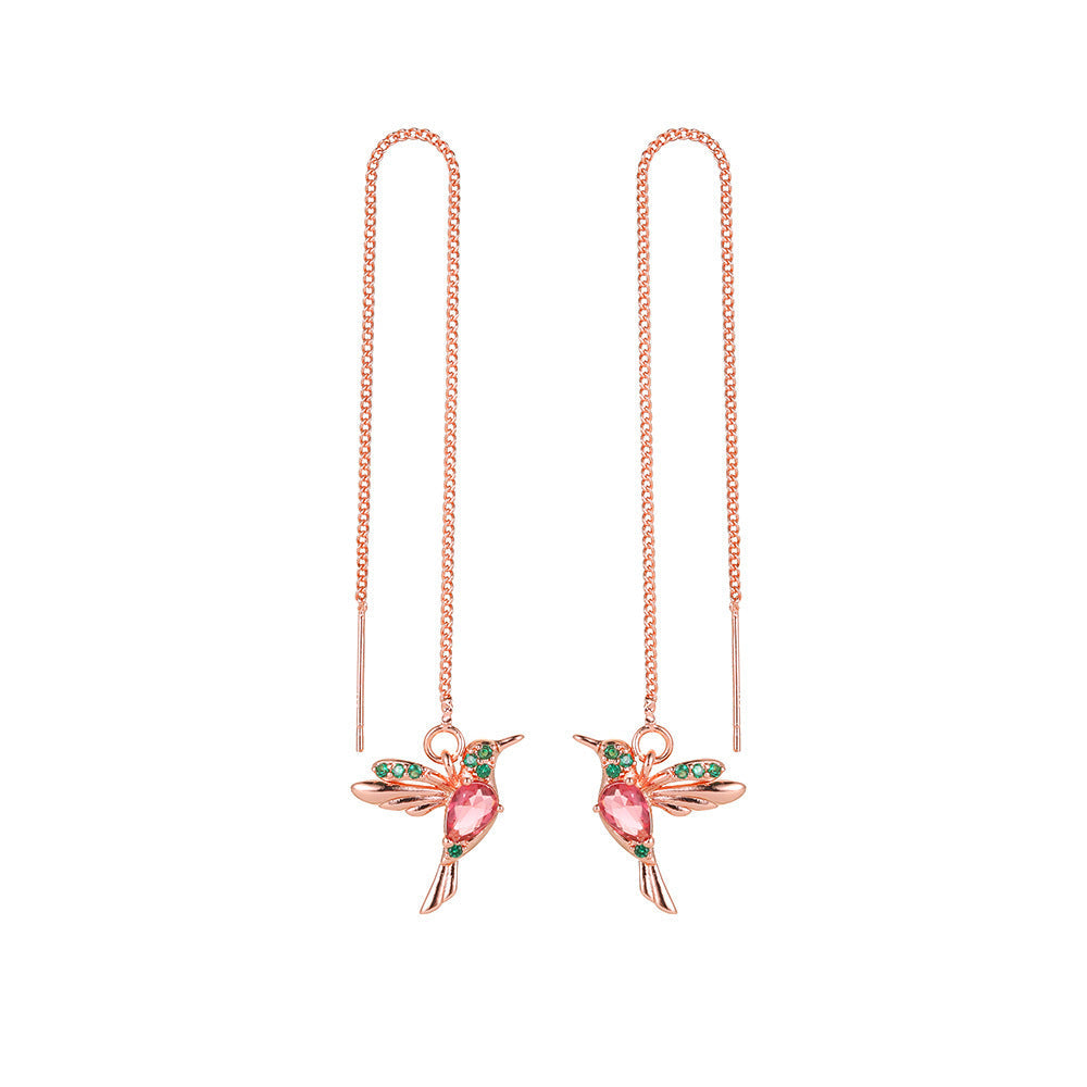 Hanging Hummingbird Earrings
