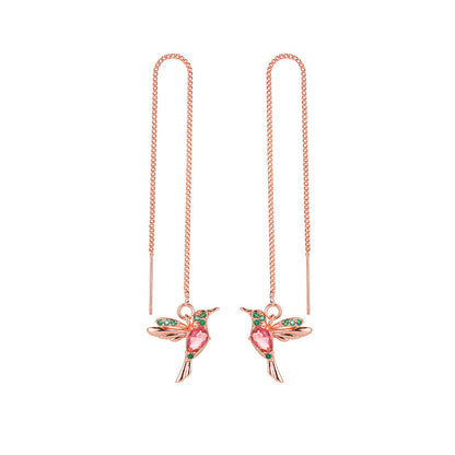 Hanging Hummingbird Earrings
