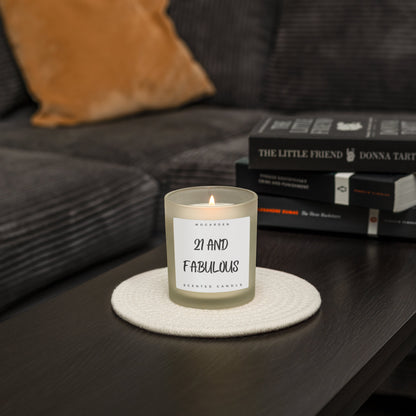 21st Birthday Candle - Luxury Vanilla Soy 220g | 21st Birthday Gift