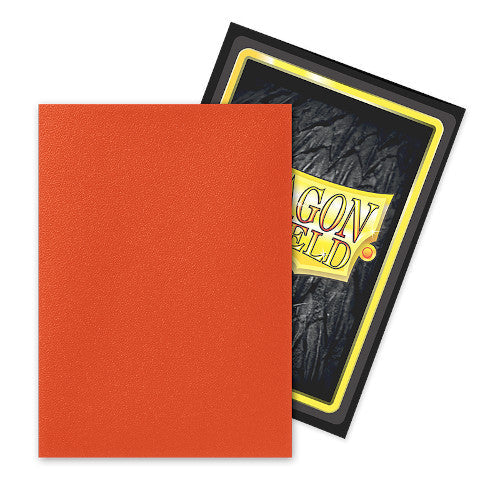 Dragon Shield - Matte Dual Standard Size Sleeves 100pk - Ember