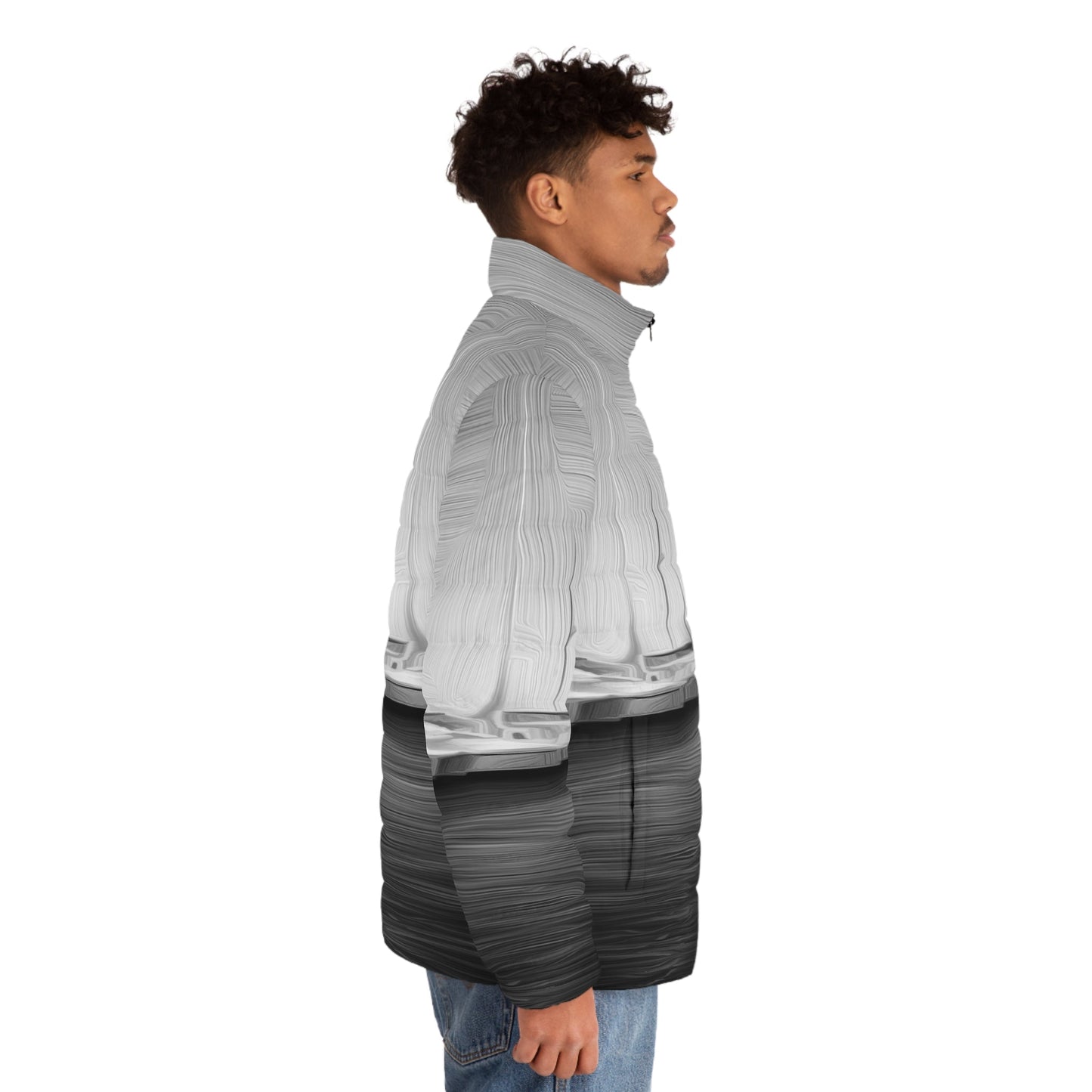 The Sleeping Yachts (at Night) - Mens Puffer Jacket