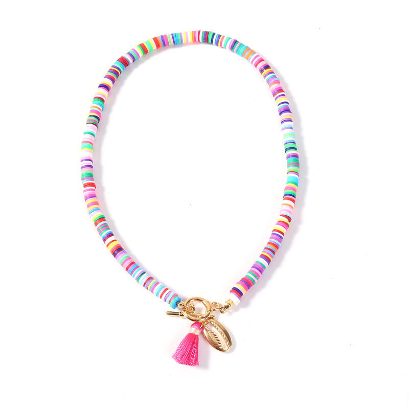 Shell Necklace with Tassels