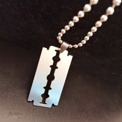 Lock Layered Chains Punk Necklace