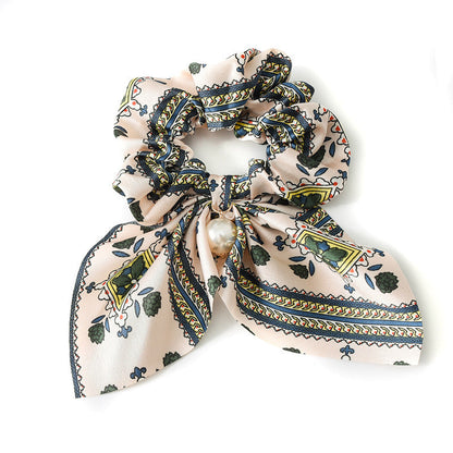 Pearl Pendant Bow Hair Band