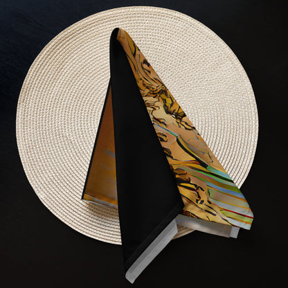Half Black Half Gāolàng - Cloth Napkin Set