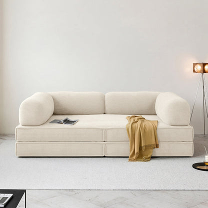 Van Buren Foldable Lazy Sofa Bed, Corduroy