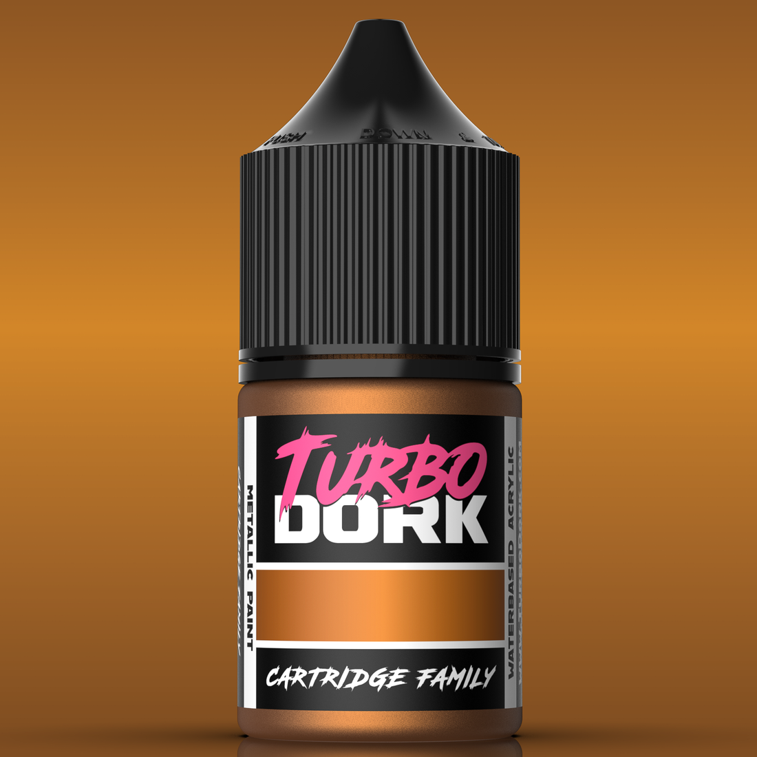 Turbo Dork: Cartridge Family Metallic Acrylic Paint 22ml