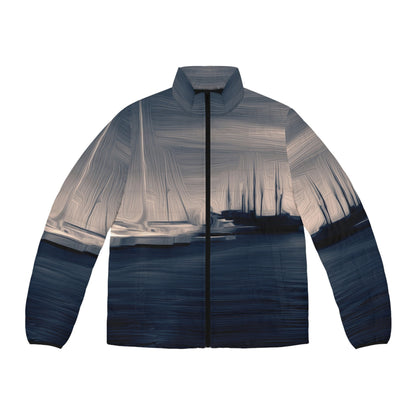 The Sleeping Yachts (at Sunrise) - Mens Puffer Jacket
