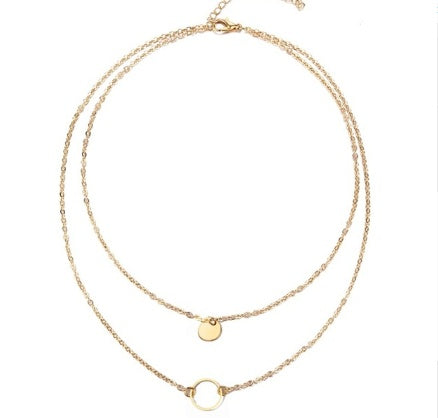Multi-Layer Sequined Choker Necklace