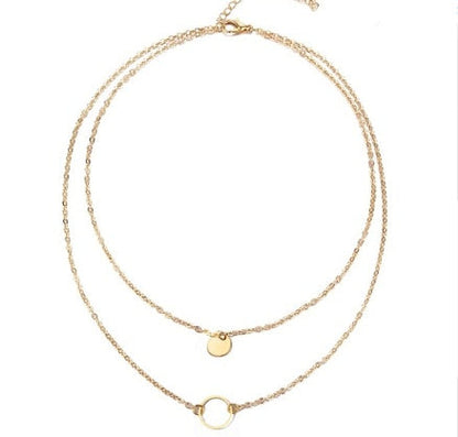 Multi-Layer Sequined Choker Necklace