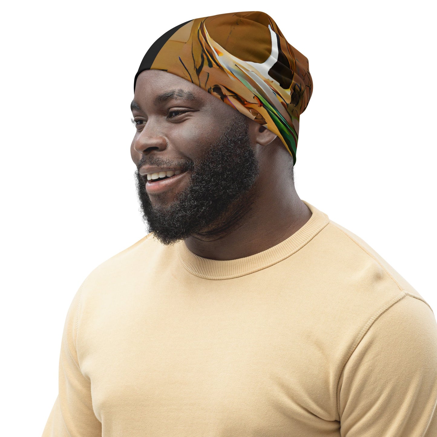 Half Black Half Gāolàng - Beanie