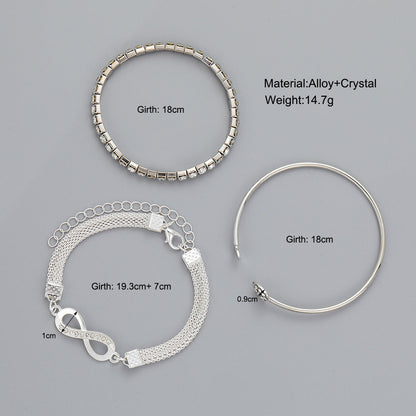 Heart Bracelet 3 Piece Set