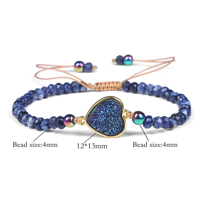 Natural Stone Woven Bracelet for Men & Women