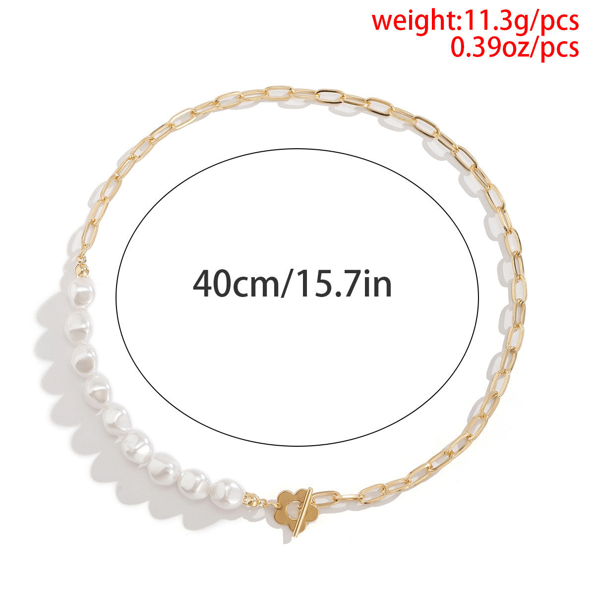 Retro Easy Matching OT Buckle Necklace
