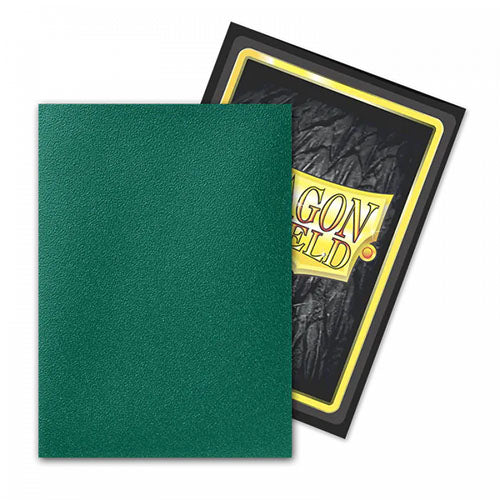 Dragon Shield - Matte Dual Standard Size Sleeves 100pk - Limited Edition Metallic Power Green