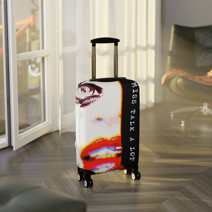 Miss Talk A Lot – Protective Suitcase Cover