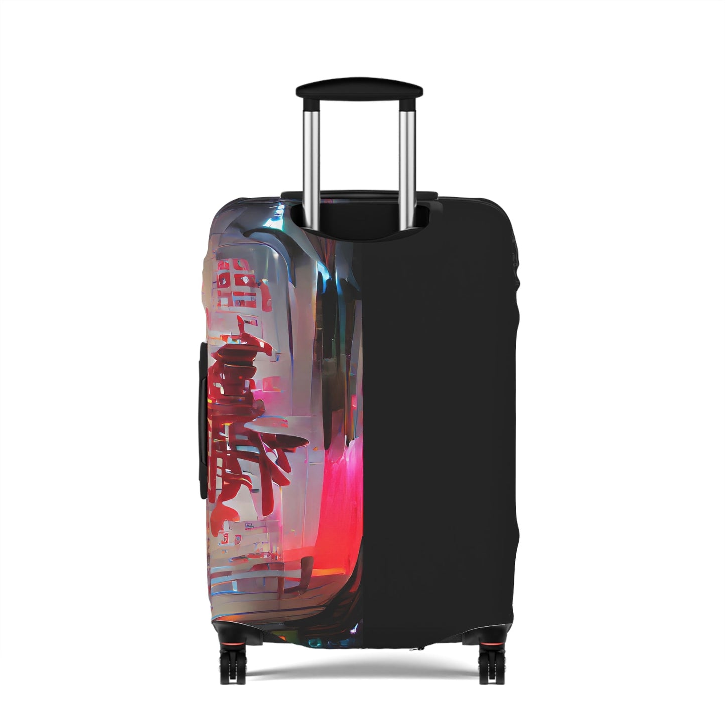 Half Black Half Báijiǔ – Protective Suitcase Cover