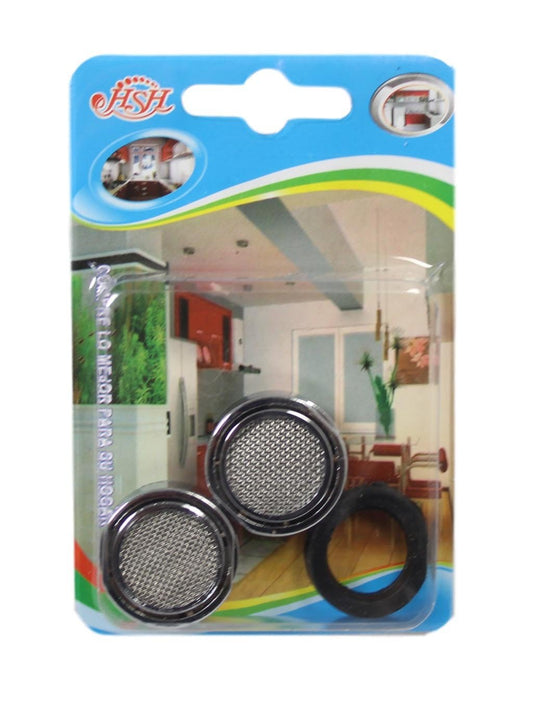Modern Metal Kitchen Tap Set with Washers