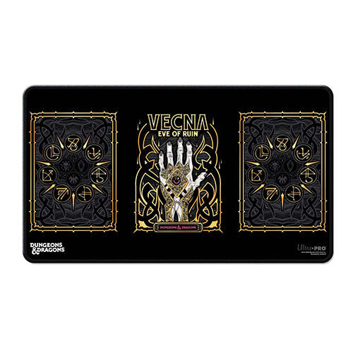 Ultra Pro - Dungeons & Dragons - Black Stitched Playmat - Vecna Eve of Ruin