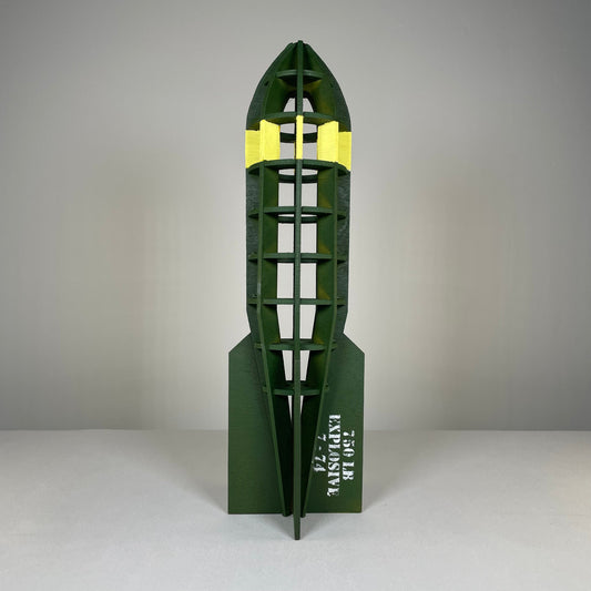 Prop WW2 Bomb  - Flatpack Model Kit