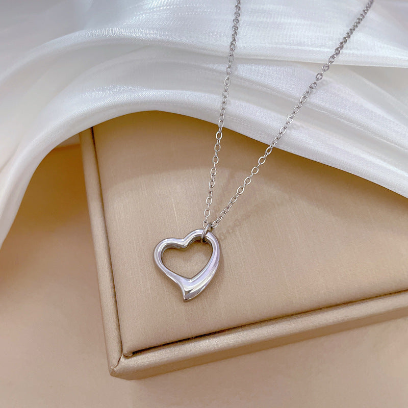 Love Heart Hollow Necklace