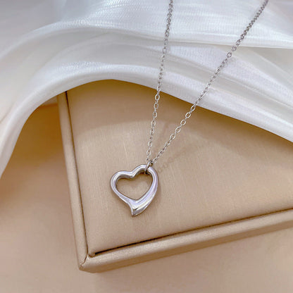 Love Heart Hollow Necklace