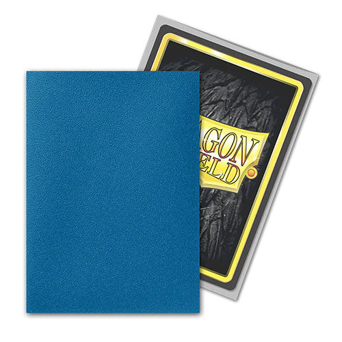 Dragon Shield - Matte Dual Standard Size Sleeves 100pk - Limited Edition Anniversary Special Blue Silver