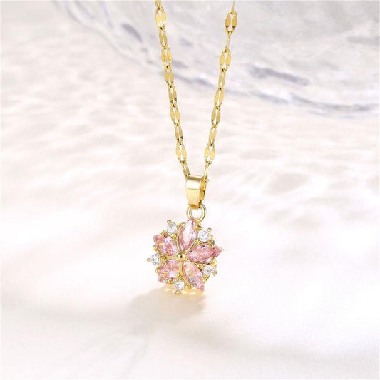 Crystal Snowflake Necklace